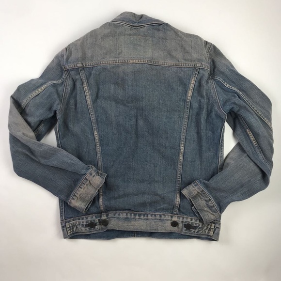Levis Womens Jean Jacket Blue Chambray M - Picture 3 of 5